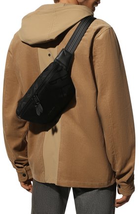 Мужская текстильная поясная сумка sonny BURBERRY черного цвета по цене 69800 руб., арт. 8043707 | Фото 2 Мужская текстильная поясная сумка sonny BURBERRY черного цвета, арт. 8043707 | Фото 2 (Размер: medium; Материал: Текстиль; Ремень/цепочка: На ремешке)