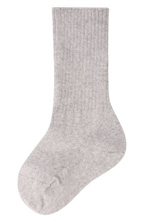 Детские шерстяные носки WOOL&COTTON серого цвета по цене 730 руб., арт. NLML | Фото 1 Детские шерстяные носки WOOL&COTTON серого цвета, арт. NLML | Фото 1
