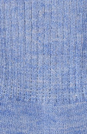 Детские шерстяные носки WOOL&COTTON голубого цвета, арт. NLML | Фото 2
