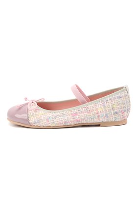 Детские балетки PRETTY BALLERINAS разноцветного цвета по цене 13900 руб., арт. 48.406-AB/SHADE/AIMEE | Фото 2 Детские балетки PRETTY BALLERINAS разноцветного цвета, арт. 48.406-AB/SHADE/AIMEE | Фото 2 (Материал внутренний: Натуральная кожа; Материал внешний: Текстиль; Девочки-школьная форма: Классическая обувь)