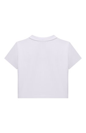 Детский хлопковая футболка BURBERRY белого цвета, арт. 8050426 | Фото 2 (Кросс-КТ НВ: Футболка)