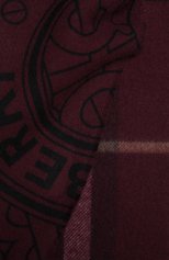 Женский кашемировый шарф BURBERRY бордового цвета, арт. 8049010 | Фото 4 (Материал: Текстиль, Кашемир, Шерсть)