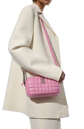 Женская сумка lola BURBERRY розового цвета, арт. 8049049 | Фото 2 (Размер: mini; Материал: Натуральная кожа; Ремень/цепочка: На ремешке; Сумки-технические: Сумки через плечо)