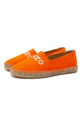 Женские текстильные эспадрильи KENZO оранжевого цвета по цене 18200 руб., арт. FC52ES182F77 | Фото 1 Женские текстильные эспадрильи KENZO оранжевого цвета, арт. FC52ES182F77 | Фото 1 (Материал внешний: Текстиль; Материал внутренний: Натуральная кожа, Текстиль; Подошва: Платформа; Каблук высота: Низкий; Региональные ограничения белый список (Axapta Mercury): RU)