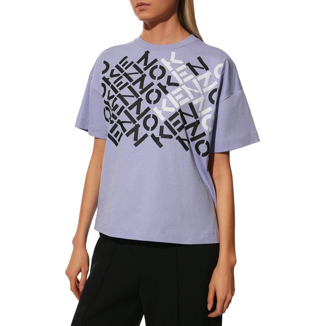 фото Хлопковая футболка kenzo sport kenzo