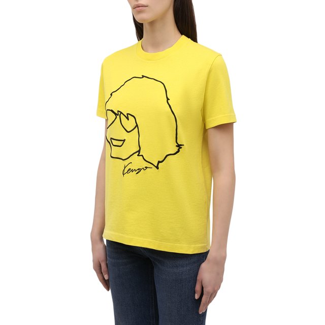фото Хлопковая футболка kenzo