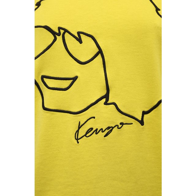 фото Хлопковая футболка kenzo