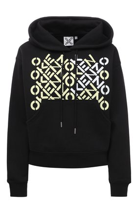 Женский хлопковое худи kenzo sport KENZO черного цвета по цене 32050 руб., арт. FC52SW7774MS | Фото 1 Женский хлопковое худи kenzo sport KENZO черного цвета, арт. FC52SW7774MS | Фото 1 (Материал внешний: Хлопок; Длина (для топов): Стандартные; Рукава: Длинные; Стили: Спорт-шик; Женское Кросс-КТ: Худи-одежда)