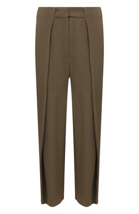 Женские брюки из вискозы BALMAIN хаки цвета по цене 145000 руб., арт. XF1PN085/VB00 | Фото 1 Женские брюки из вискозы BALMAIN хаки цвета, арт. XF1PN085/VB00 | Фото 1 (Длина (брюки, джинсы): Укороченные; Материал внешний: Вискоза; Стили: Гламурный; Женское Кросс-КТ: Брюки-одежда; Силуэт Ж (брюки и джинсы): Прямые)