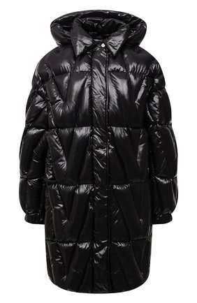 Женская утепленная куртка VALENTINO черного цвета, арт. XB3CN0A55LE | Фото 1 (Материал подклада: Синтетический материал; Рукава: Длинные; Материал внешний: Синтетический материал; Длина (верхняя одежда): До середины бедра; Стили: Спорт-шик; Кросс-КТ: Куртка, Утепленный)