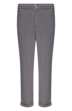 Мужские хлопковые брюки KITON серого цвета по цене 157000 руб., арт. UFPLACJ0304A/44-52 | Фото 1 Мужские хлопковые брюки KITON серого цвета, арт. UFPLACJ0304A/44-52 | Фото 1 (Длина (брюки, джинсы): Стандартные; Материал внешний: Хлопок; Случай: Повседневный; Стили: Кэжуэл; Big sizes: Big Sizes)