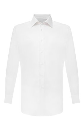 Мужская хлопковая сорочка BRIONI белого цвета по цене 54500 руб., арт. RCA30L/P004Q | Фото 1 Мужская хлопковая сорочка BRIONI белого цвета, арт. RCA30L/P004Q | Фото 1 (Материал внешний: Хлопок; Рукава: Длинные; Длина (для топов): Стандартные; Случай: Вечерний; Принт: Однотонные; Рубашки М: Regular Fit; Манжеты: Под запонки; Стили: Классический; Воротник: Акула)