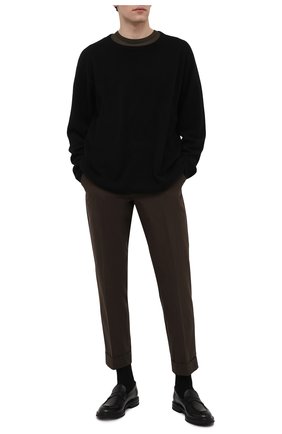 Мужские хлопковые брюки DRIES VAN NOTEN коричневого цвета по цене 51700 руб., арт. 221-020943-4031 | Фото 2 Мужские хлопковые брюки DRIES VAN NOTEN коричневого цвета, арт. 221-020943-4031 | Фото 2 (Материал внешний: Хлопок; Длина (брюки, джинсы): Стандартные; Случай: Повседневный; Стили: Кэжуэл)