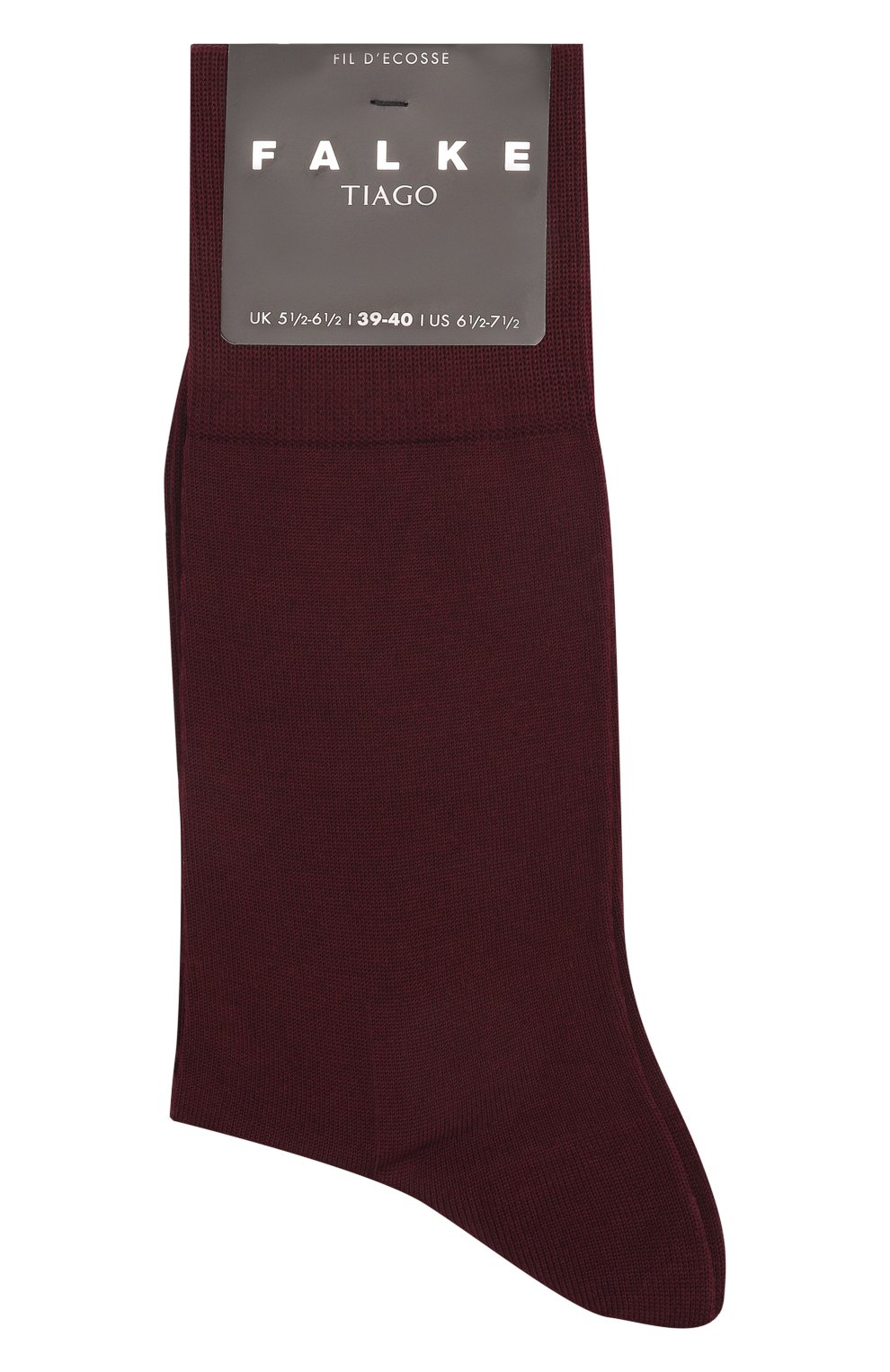 Мужские хлопковые носки FALKE бордового цвета, арт. 14662.. | Фото 1 (Кросс-КТ: бельё; Материал внешний: Хлопок)