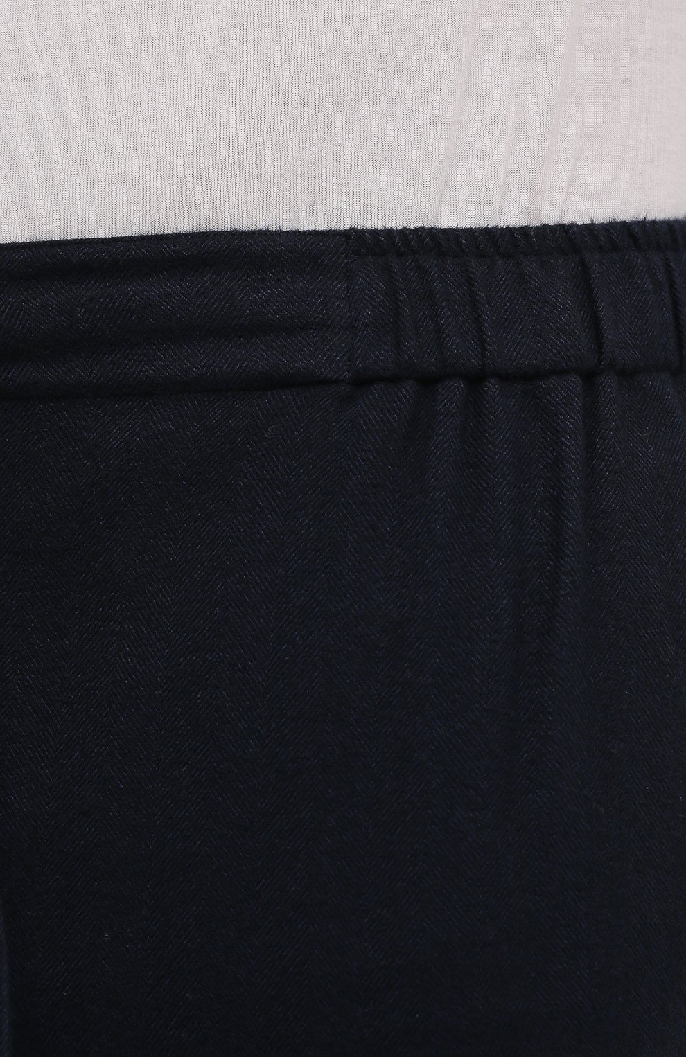 Мужские хлопковые домашние брюки ROBERTO RICETTI темно-синего цвета, арт. PANTAPA PIGIAMA/LX2704 | Фото 5 (Длина (брюки, джинсы): Стандартные; Кросс-КТ: домашняя одежда; Материал внешний: Хлопок)