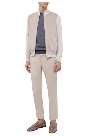 Мужские замшевые пенни-лоферы SANTONI бежевого цвета по цене 83150 руб., арт. MCCG18007SA4SRVRE82 | Фото 2 Мужские замшевые пенни-лоферы SANTONI бежевого цвета, арт. MCCG18007SA4SRVRE82 | Фото 2 (Материал внутренний: Натуральная кожа; Материал внешний: Кожа, Замша; Стили: Кэжуэл; Региональные ограничения белый список (Axapta Mercury): RU; Длина стельки: 27,6, 28, 24,7, 25,1, 25,5, 25,9, 26,4, 26,8, 27,2)