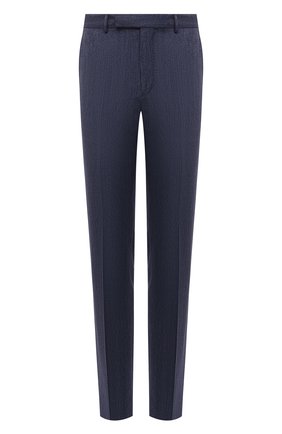 Мужские брюки из хлопка и льна ERMENEGILDO ZEGNA синего цвета по цене 49650 руб., арт. 315F02/75TB12 | Фото 1 Мужские брюки из хлопка и льна ERMENEGILDO ZEGNA синего цвета, арт. 315F02/75TB12 | Фото 1 (Материал внешний: Хлопок, Лен; Длина (брюки, джинсы): Стандартные; Материал подклада: Вискоза; Случай: Повседневный; Силуэт М (брюки): Чиносы; Стили: Кэжуэл)