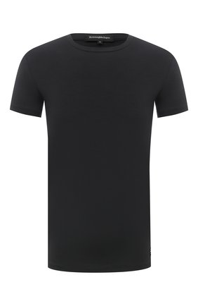 Мужская футболка ERMENEGILDO ZEGNA темно-зеленого цвета по цене 11350 руб., арт. N3M201390 | Фото 1 Мужская футболка ERMENEGILDO ZEGNA темно-зеленого цвета, арт. N3M201390 | Фото 1 (Длина (для топов): Стандартные; Материал внешний: Синтетический материал; Рукава: Короткие; Кросс-КТ: домашняя одежда)