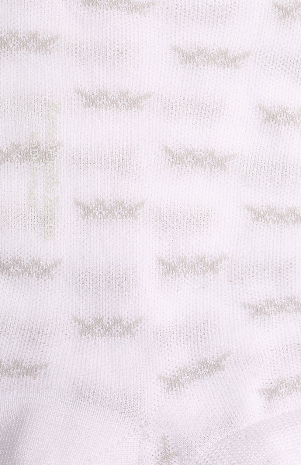 Мужские хлопковые носки ERMENEGILDO ZEGNA белого цвета, арт. N5V025030 | Фото 2 (Кросс-КТ: бельё; Материал внешний: Хлопок)