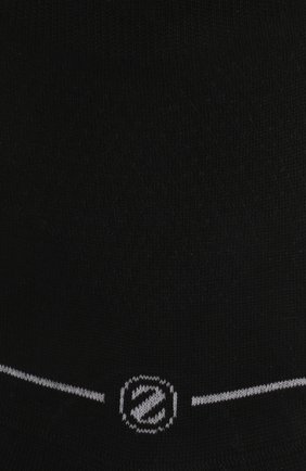 Мужские хлопковые подследники ERMENEGILDO ZEGNA черного цвета, арт. N5V045090 | Фото 2 (Материал внешний: Синтетический материал; Кросс-КТ: бельё)