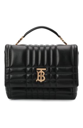 Женская сумка lola small BURBERRY черного цвета, арт. 8049050 | Фото 1 (Размер: small; Материал: Натуральная кожа; Сумки-технические: Сумки top-handle)