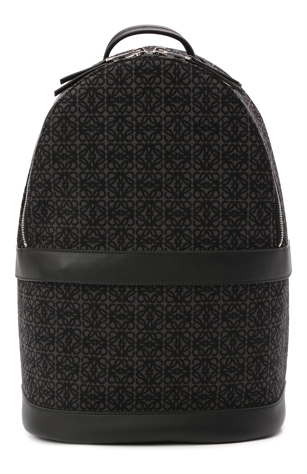 Женский рюкзак anagram LOEWE черного цвета, арт. B926278X03 | Фото 1 (Ремень/цепочка: На ремешке; Материал: Текстиль; Стили: Кэжуэл; Размер: large)