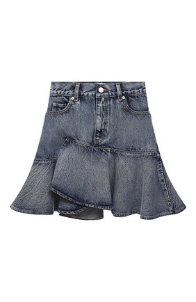 Женская джинсовая юбка REDVALENTINO серо-голубого цвета по цене 37700 руб., арт. XR3DD04U/6B7 | Фото 1 Женская джинсовая юбка REDVALENTINO серо-голубого цвета, арт. XR3DD04U/6B7 | Фото 1 (Материал внешний: Хлопок, Деним; Длина Ж (юбки, платья, шорты): Мини; Стили: Гранж; Кросс-КТ: Деним; Женское Кросс-КТ: Юбка-одежда)