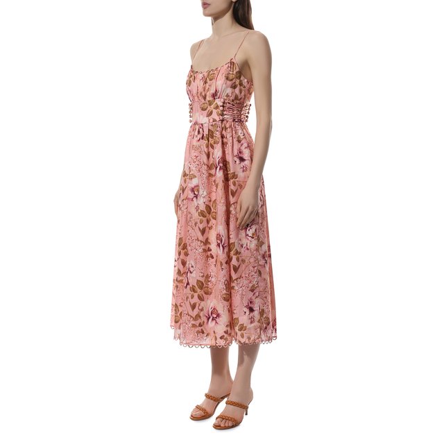 фото Льняное платье zimmermann