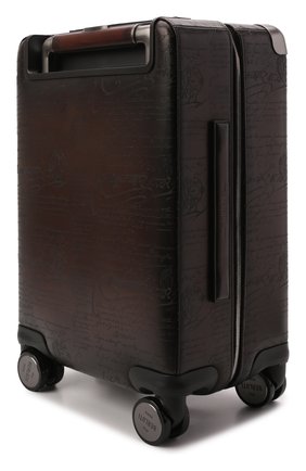 Мужской кожаный чемодан BERLUTI темно-коричневого цвета по цене 639500 руб., арт. M229489 | Фото 2 Мужской кожаный чемодан BERLUTI темно-коричневого цвета, арт. M229489 | Фото 2 (Материал: Натуральная кожа; Размер: large; Ограничения доставки: oversized)
