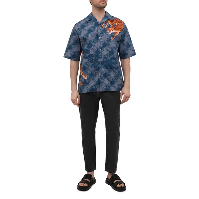 фото Хлопковая рубашка kenzo