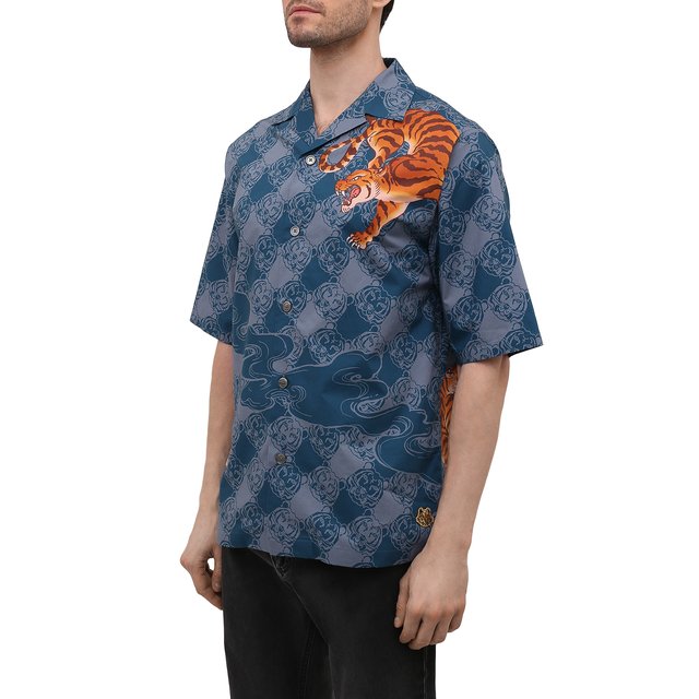 фото Хлопковая рубашка kenzo