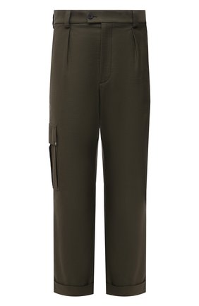 Мужские хлопковые брюки LOEWE хаки цвета по цене 51700 руб., арт. H526Y04W94 | Фото 1 Мужские хлопковые брюки LOEWE хаки цвета, арт. H526Y04W94 | Фото 1 (Длина (брюки, джинсы): Стандартные; Материал внешний: Хлопок; Случай: Повседневный; Силуэт М (брюки): Чиносы; Стили: Милитари)