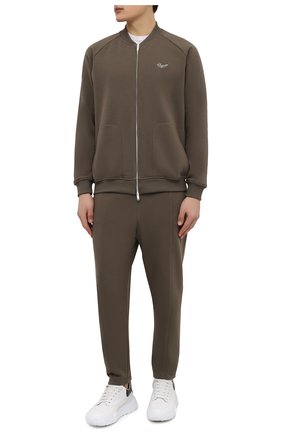 Мужской хлопковый спортивный костюм ERMENEGILDO ZEGNA хаки цвета по цене 58850 руб., арт. N6HB91260 | Фото 1 Мужской хлопковый спортивный костюм ERMENEGILDO ZEGNA хаки цвета, арт. N6HB91260 | Фото 1 (Материал внешний: Хлопок; Рукава: Длинные; Кросс-КТ: Спорт)