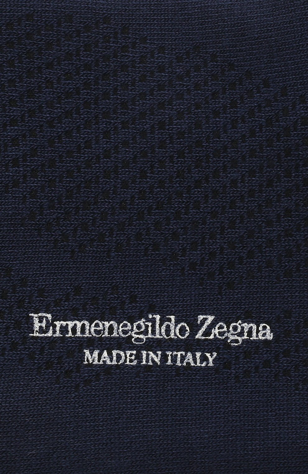 Мужские носки ERMENEGILDO ZEGNA темно-синего цвета, арт. N5V025010 | Фото 2 (Кросс-КТ: бельё; Материал внешний: Синтетический материал)