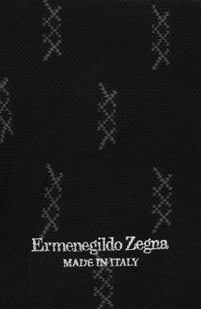 Мужские хлопковые носки ERMENEGILDO ZEGNA черного цвета, арт. N5V025030 | Фото 2 (Кросс-КТ: бельё; Материал внешний: Хлопок)