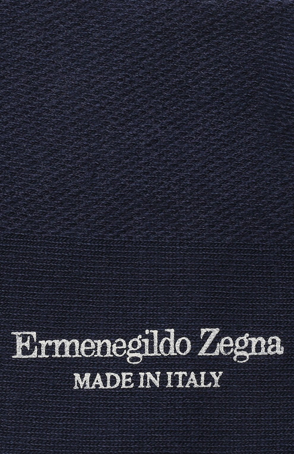 Мужские носки ERMENEGILDO ZEGNA темно-синего цвета, арт. N5V025060 | Фото 2 (Кросс-КТ: бельё; Материал внешний: Синтетический материал)