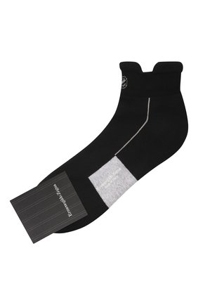 Мужские хлопковые носки ERMENEGILDO ZEGNA черного цвета, арт. N5V025070 | Фото 1 (Материал внешний: Хлопок; Кросс-КТ: бельё)