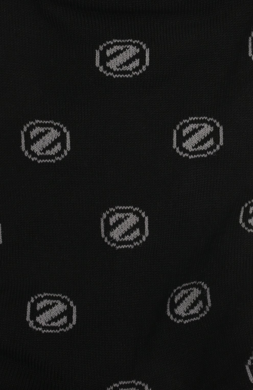 Мужские хлопковые носки ERMENEGILDO ZEGNA черного цвета, арт. N5V025040 | Фото 2 (Кросс-КТ: бельё; Материал внешний: Хлопок)
