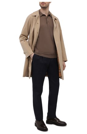 Мужские брюки из хлопка и льна LORO PIANA темно-синего цвета по цене 72700 руб., арт. FAM0770 | Фото 2 Мужские брюки из хлопка и льна LORO PIANA темно-синего цвета, арт. FAM0770 | Фото 2 (Материал внешний: Хлопок, Лен; Длина (брюки, джинсы): Стандартные; Случай: Повседневный; Стили: Кэжуэл)
