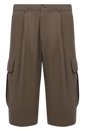 Мужские хлопковые шорты DRIES VAN NOTEN коричневого цвета по цене 51400 руб., арт. 221-020937-4030 | Фото 1 Мужские хлопковые шорты DRIES VAN NOTEN коричневого цвета, арт. 221-020937-4030 | Фото 1 (Материал внешний: Хлопок; Длина Шорты М: Ниже колена; Мужское Кросс-КТ: Шорты-одежда; Принт: Без принта; Стили: Ретро, Милитари; Силуэт М (брюки): Карго; Случай: Повседневный)