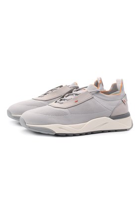 Мужские текстильные кроссовки SANTONI серого цвета по цене 37800 руб., арт. MBI021601BGRCH0DG41 | Фото 1 Мужские текстильные кроссовки SANTONI серого цвета, арт. MBI021601BGRCH0DG41 | Фото 1 (Подошва: Массивная; Материал внутренний: Натуральная кожа, Текстиль; Материал внешний: Текстиль, Кожа; Материал утеплителя: Без утеплителя; Стили: Спорт)