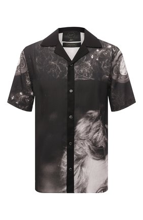 Мужская рубашка LIMITATO темно-серого цвета по цене 36350 руб., арт. UP CL0SE/SHIRT SS | Фото 1 Мужская рубашка LIMITATO темно-серого цвета, арт. UP CL0SE/SHIRT SS | Фото 1 (Рукава: Короткие; Длина (для топов): Стандартные; Материал внешний: Растительное волокно; Случай: Повседневный; Воротник: Отложной; Принт: С принтом; Стили: Гранж)