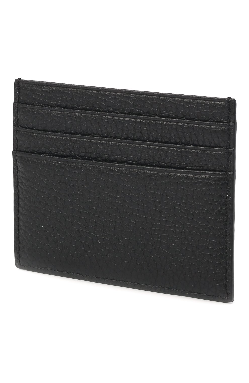 Женский кожаный футляр для кредитных карт mettalic soft COCCINELLE черного цвета, арт. E2 LW5 12 95 01 | Фото 2 (Материал: Натуральная кожа)