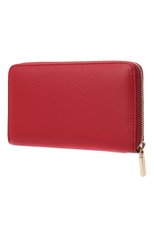 Женские кожаный кошелек metallic soft COCCINELLE красного цвета, арт. E2 LW 51 32 01 | Фото 2 (Материал: Натуральная кожа)