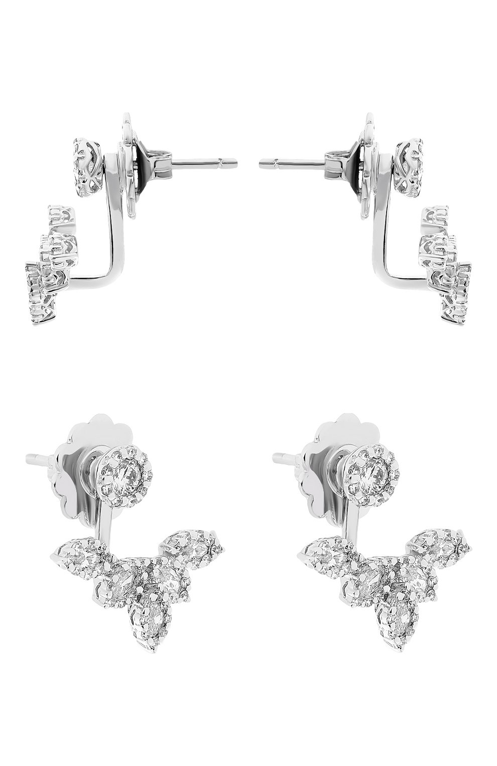 Женские серьги YEPREM JEWELLERY бесцветного цвета по цене 970000 руб., арт. EA1244 | Фото 2 Женские серьги YEPREM JEWELLERY бесцветного цвета, арт. EA1244 | Фото 2 (Материал сплава: Белое золото; Драгоценные камни: Бриллианты)