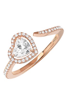 Женские кольцо MESSIKA бесцветного цвета, арт. 11994-PG | Фото 1 (Материал сплава: Розовое золото; Драгоценные камни: Бриллианты)