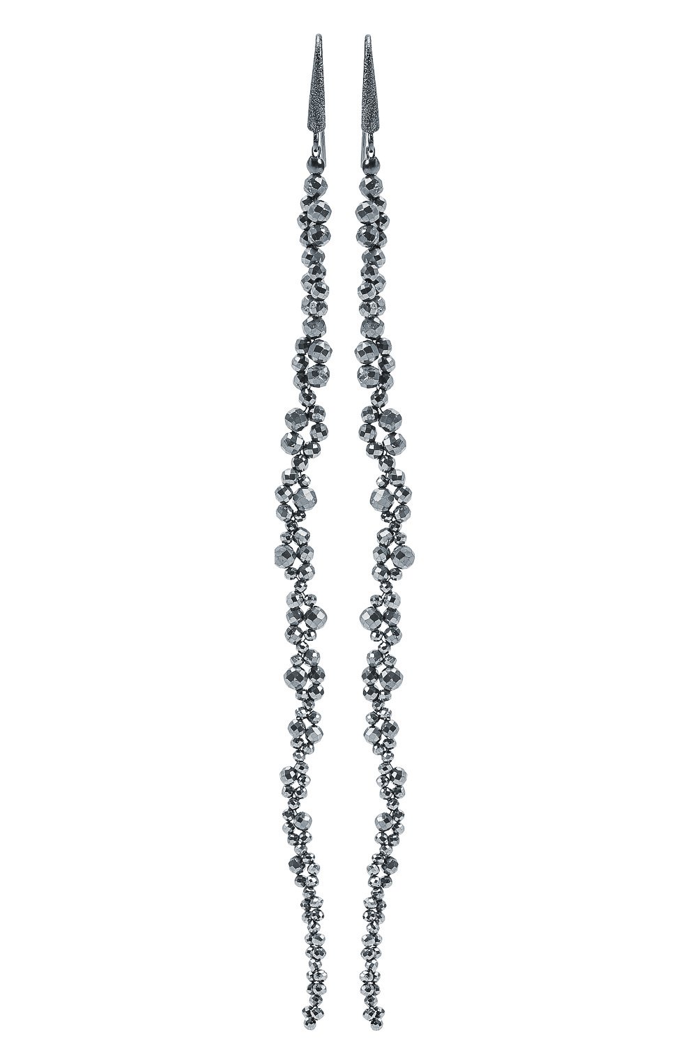 Женские серьги BRUNELLO CUCINELLI серебряного цвета, арт. M0RW9LP76/M | Фото 1 (Материал: Металл)