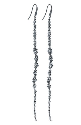 Женские серьги BRUNELLO CUCINELLI серебряного цвета, арт. M0RW9LP76/M | Фото 3 (Материал: Металл)