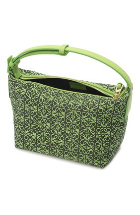 Женская сумка cubi small LOEWE зеленого цвета, арт. A906K75X06 | Фото 5 (Сумки-технические: Сумки через плечо, Сумки top-handle; Материал: Текстиль; Размер: small)