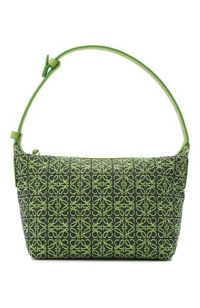 Женская сумка cubi small LOEWE зеленого цвета, арт. A906K75X06 | Фото 6 (Сумки-технические: Сумки через плечо, Сумки top-handle; Материал: Текстиль; Размер: small)